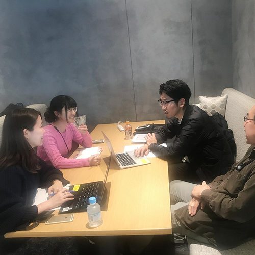 12:00 次回のプレゼンに向けてアイデアを持ち寄り打ち合わせ | 江原 美歩 コピーライター・インタラクティブプランニング職